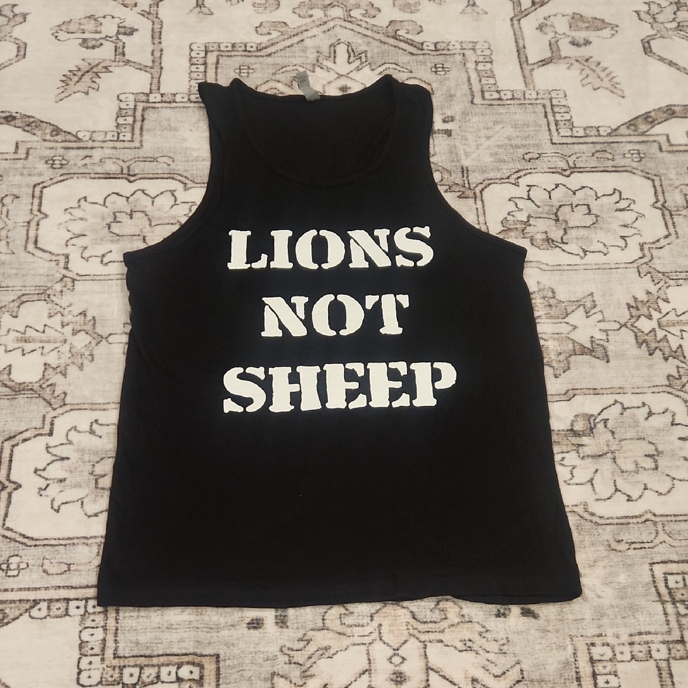 Lions Not Sheep Men's Tank